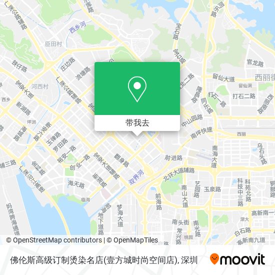 佛伦斯高级订制烫染名店(壹方城时尚空间店)地图