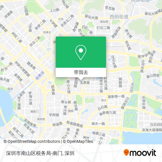 深圳市南山区税务局-南门地图