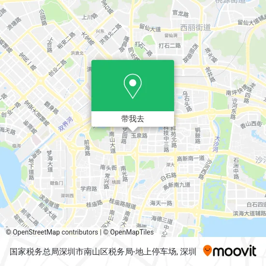 国家税务总局深圳市南山区税务局-地上停车场地图