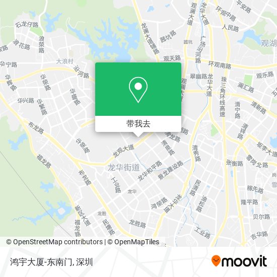 鸿宇大厦-东南门地图