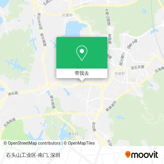 石头山工业区-南门地图