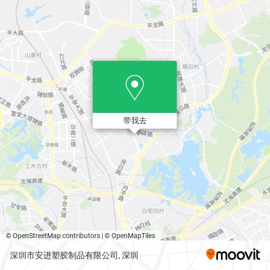 深圳市安进塑胶制品有限公司地图