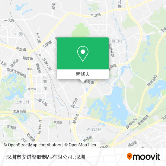 深圳市安进塑胶制品有限公司地图