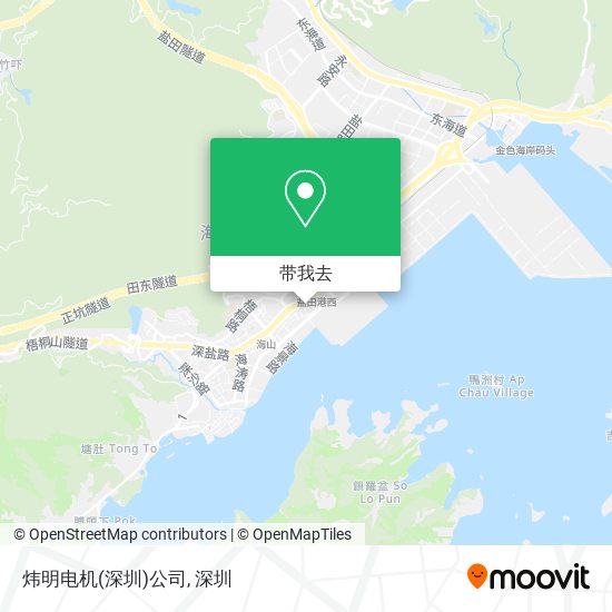 炜明电机(深圳)公司地图