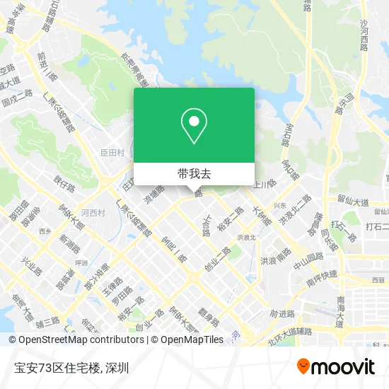 宝安73区住宅楼地图