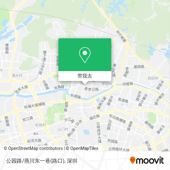 公园路/燕川东一巷(路口)地图