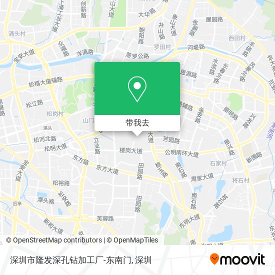 深圳市隆发深孔钻加工厂-东南门地图