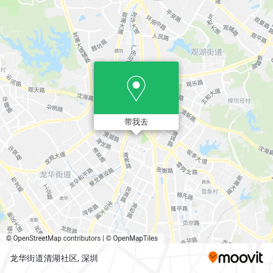 龙华街道清湖社区地图