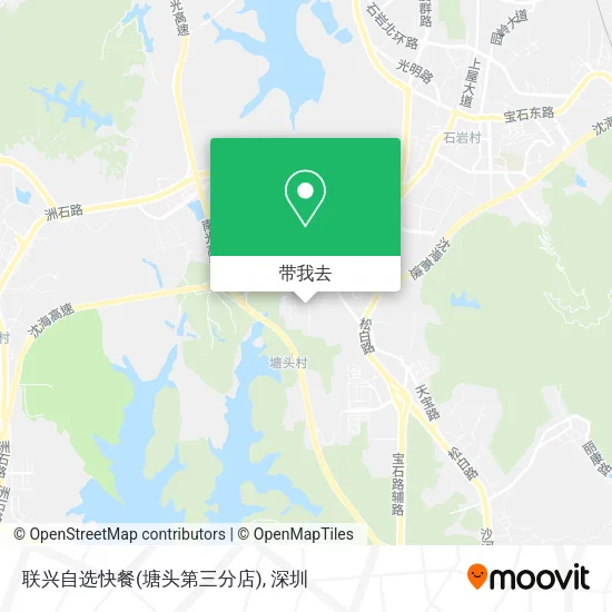 联兴自选快餐(塘头第三分店)地图