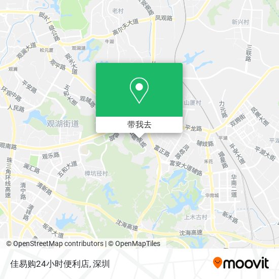 佳易购24小时便利店地图