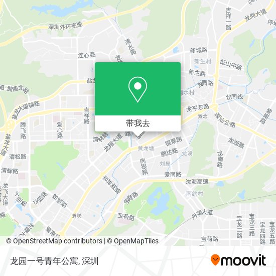 龙园一号青年公寓地图