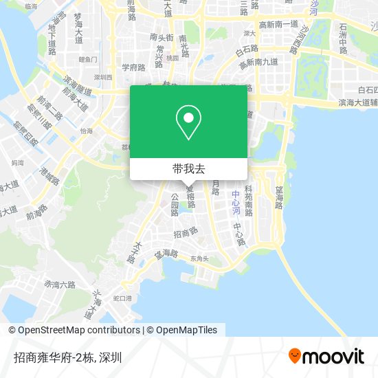 招商雍华府-2栋地图