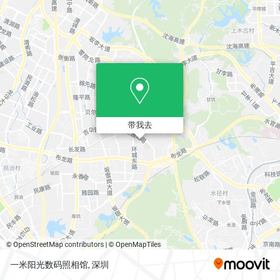 一米阳光数码照相馆地图