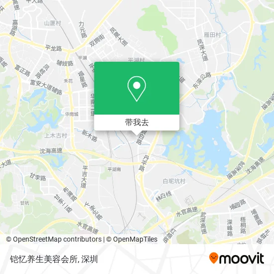 铠忆养生美容会所地图