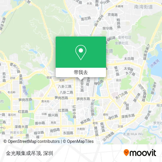 金光顺集成吊顶地图