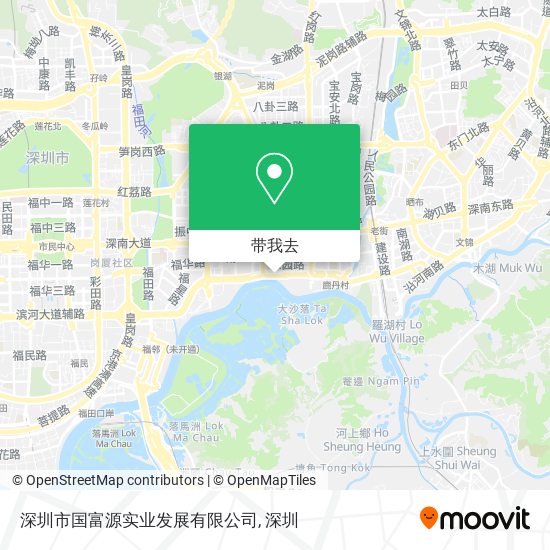 深圳市国富源实业发展有限公司地图