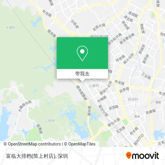富临大排档(简上村店)地图