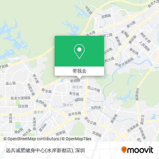 远兵减肥健身中心(水岸新都店)地图