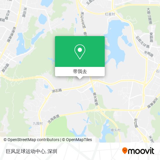 巨风足球运动中心地图