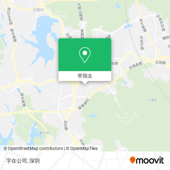 字在公司地图