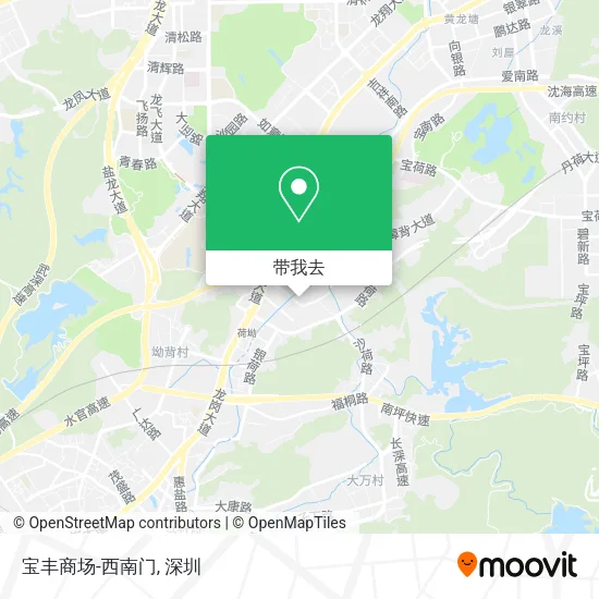 宝丰商场-西南门地图