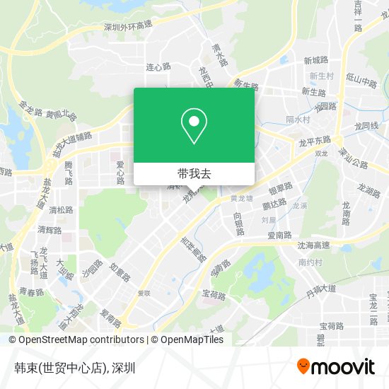 韩束(世贸中心店)地图