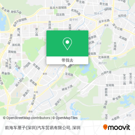 前海车厘子(深圳)汽车贸易有限公司地图
