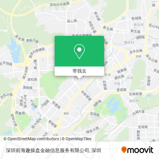 深圳前海趣操盘金融信息服务有限公司地图