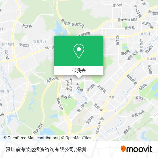 深圳前海荣达投资咨询有限公司地图
