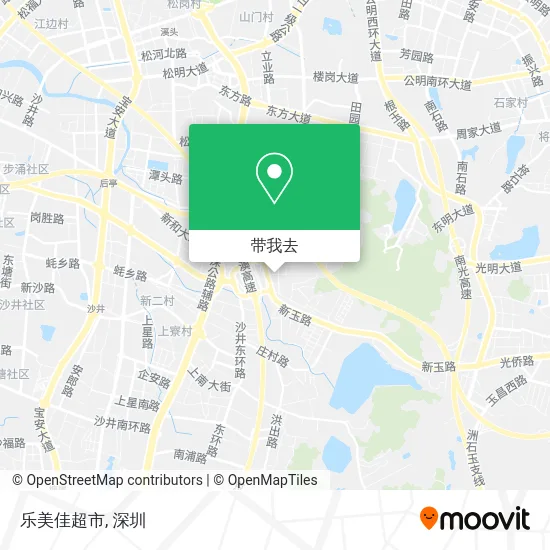 乐美佳超市地图