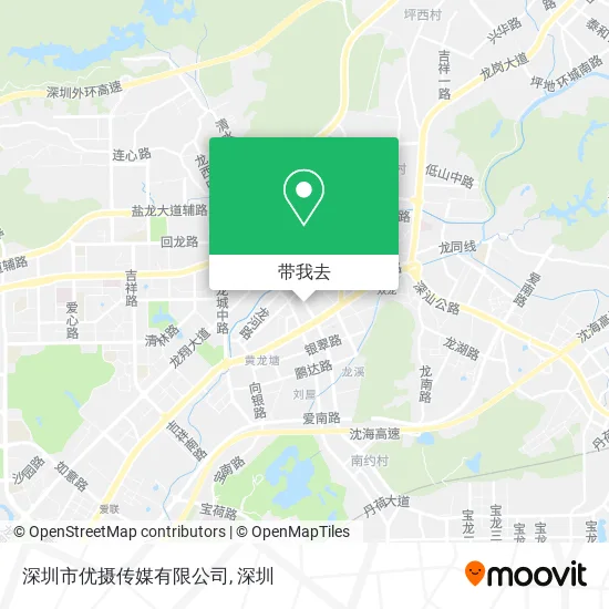 深圳市优摄传媒有限公司地图