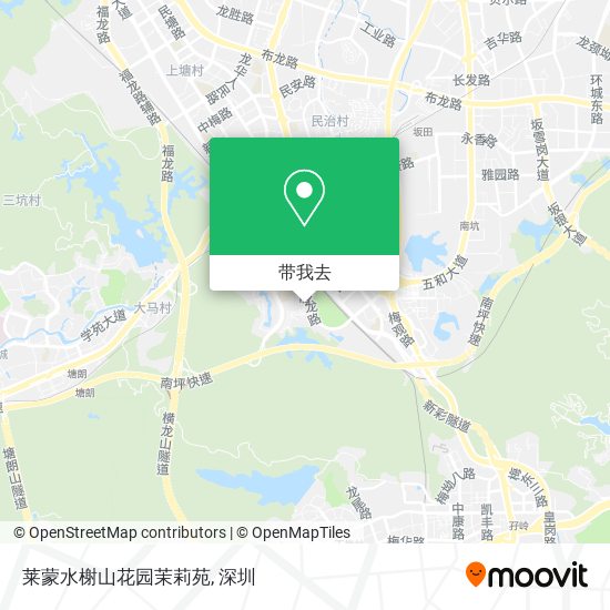 莱蒙水榭山花园茉莉苑地图