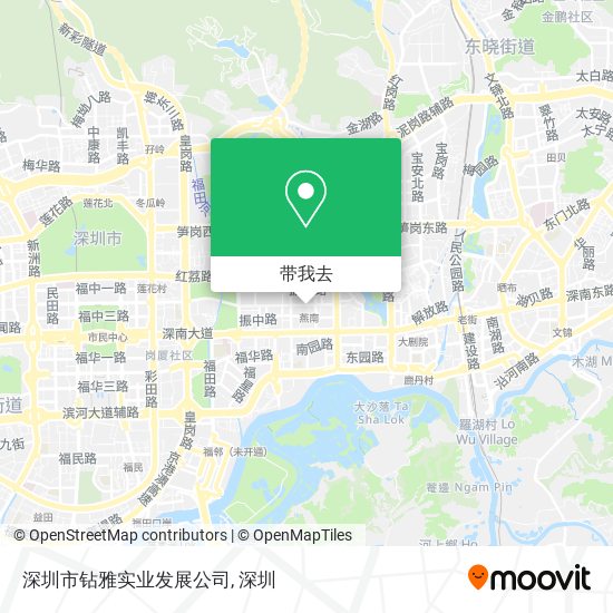 深圳市钻雅实业发展公司地图