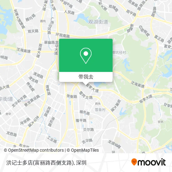 洪记士多店(富丽路西侧支路)地图