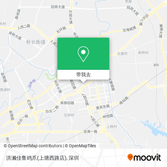 洪濑佳鲁鸡爪(上塘西路店)地图