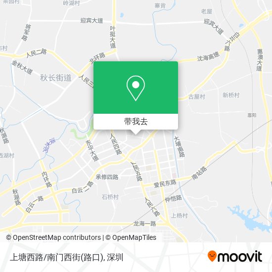 上塘西路/南门西街(路口)地图