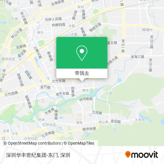 深圳华丰世纪集团-东门地图