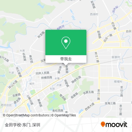 金田学校-东门地图