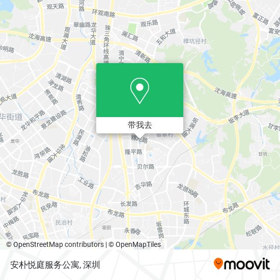 安朴悦庭服务公寓地图