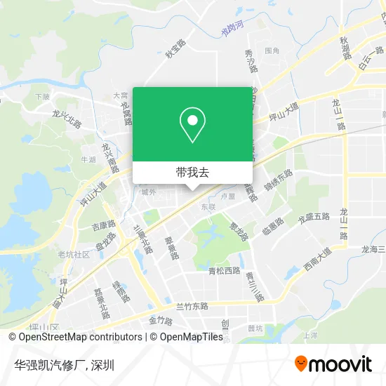 华强凯汽修厂地图