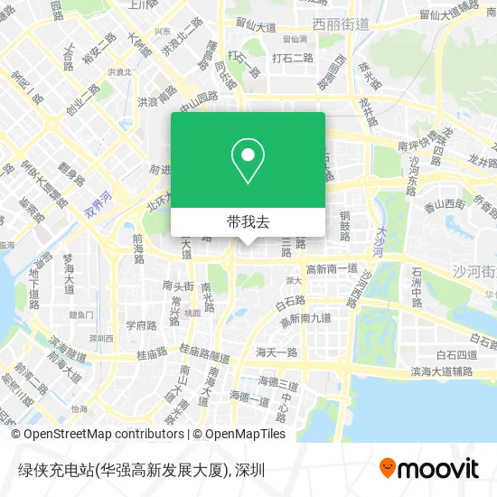 绿侠充电站(华强高新发展大厦)地图