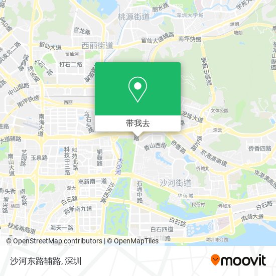 沙河东路辅路地图