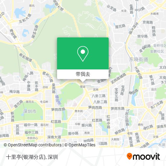 十里亭(银湖分店)地图