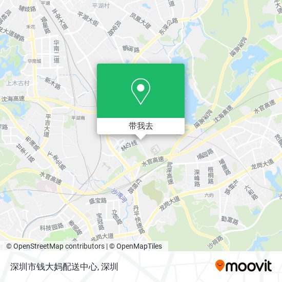 深圳市钱大妈配送中心地图