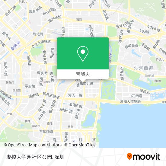 虚拟大学园社区公园地图