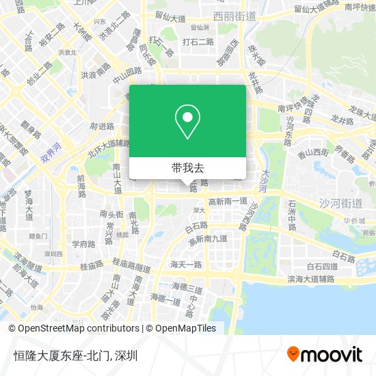 恒隆大厦东座-北门地图