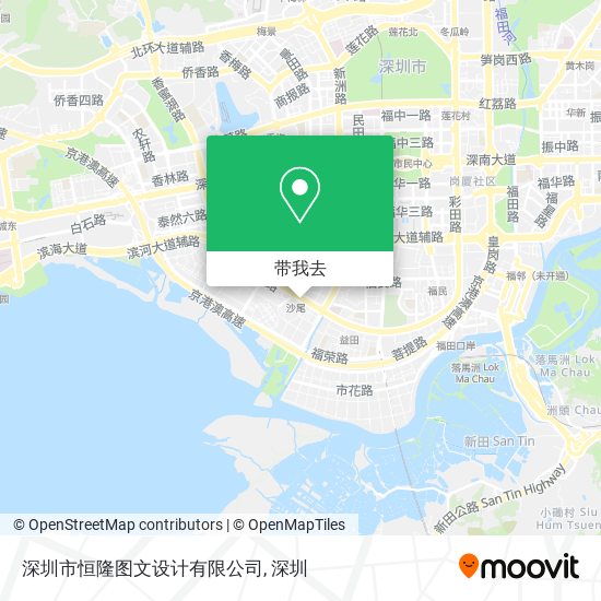 深圳市恒隆图文设计有限公司地图