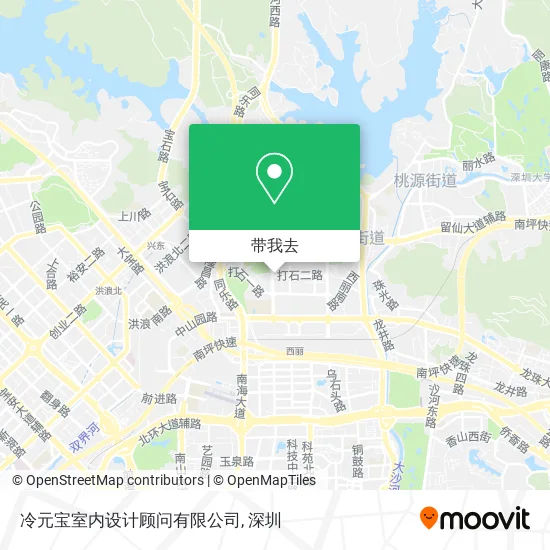 冷元宝室内设计顾问有限公司地图