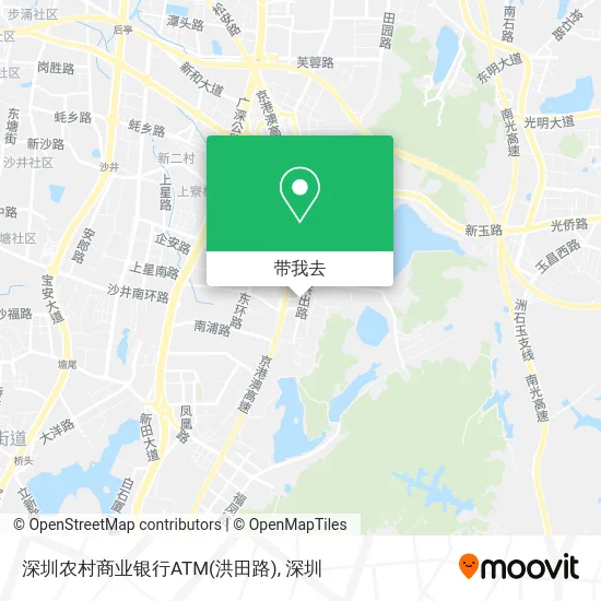深圳农村商业银行ATM(洪田路)地图