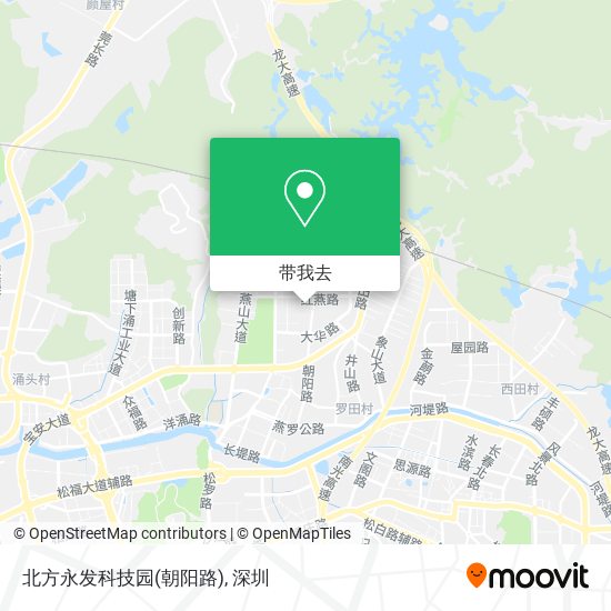 北方永发科技园(朝阳路)地图